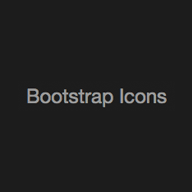 Bootstrap Icons